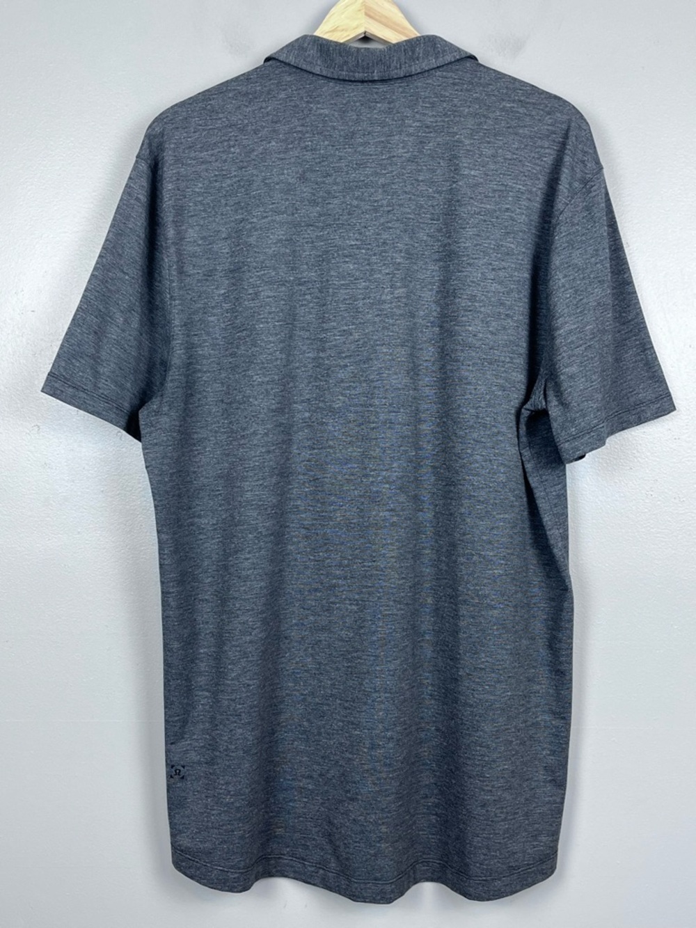 Lululemon Men's Evolution Performance Stretch Heathered Gray Polo Size L; Active - Picture 3 of 10